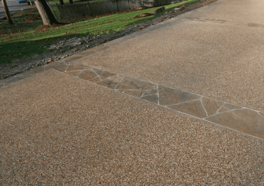 Exposed aggregate concrete | EasyMix Concrete