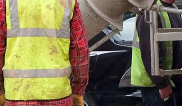 Ready mix concrete being poured | EasyMix Concrete 