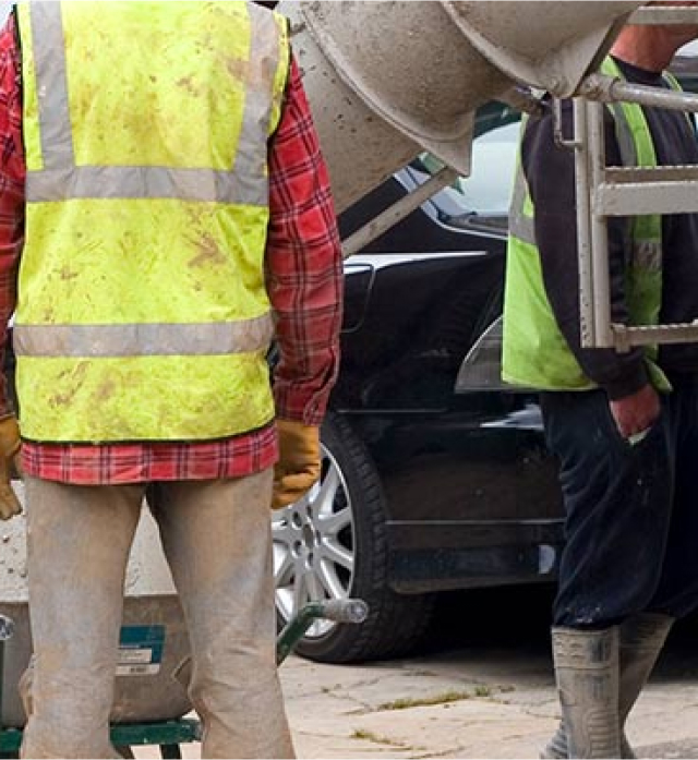 Ready mix concrete being poured | EasyMix Concrete